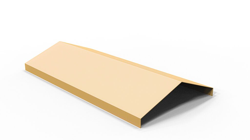 Custom Ridge Flashing Metal Pre-Painted Metal Aluminum Galvalume