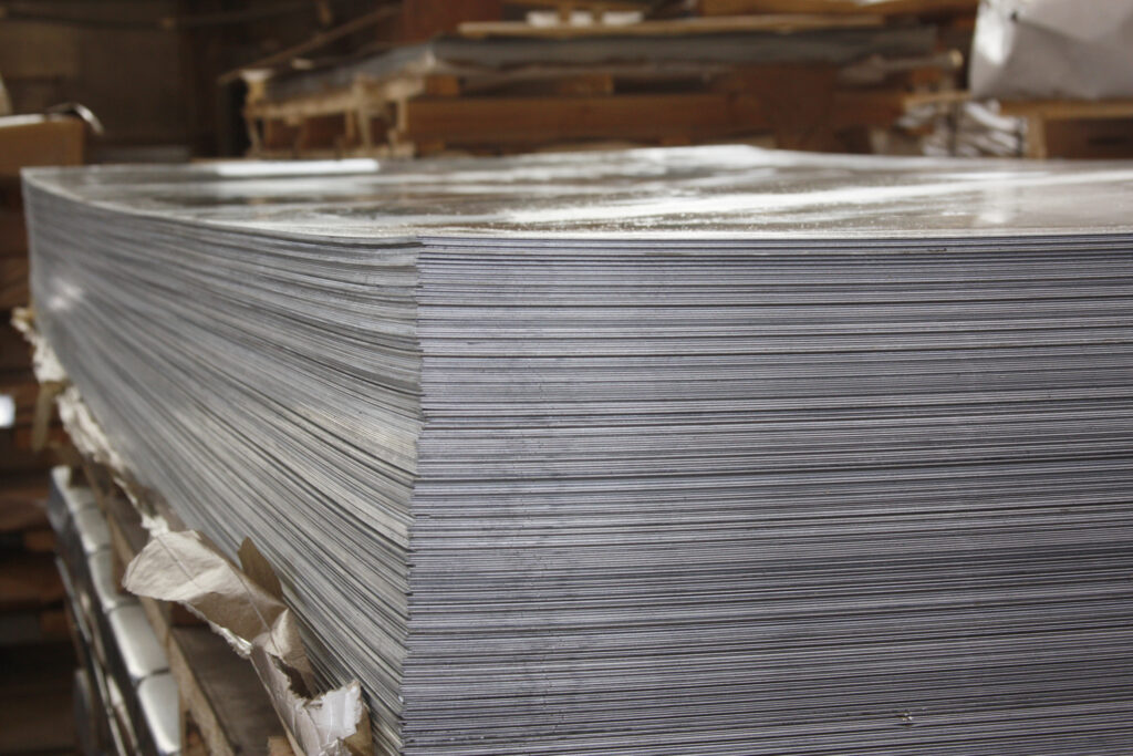 Galvalume steel raw sheets in Dallas TX